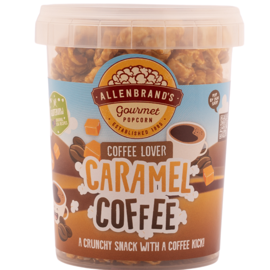 Caramel Coffee: A crunchy snack with a coffee kick