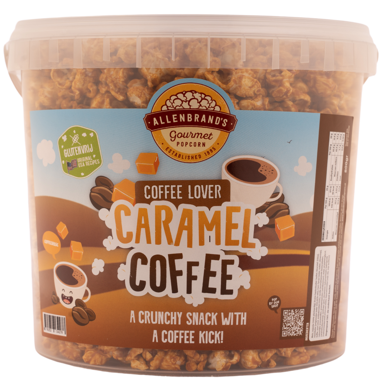 Caramel Coffee: A crunchy snack with a coffee kick