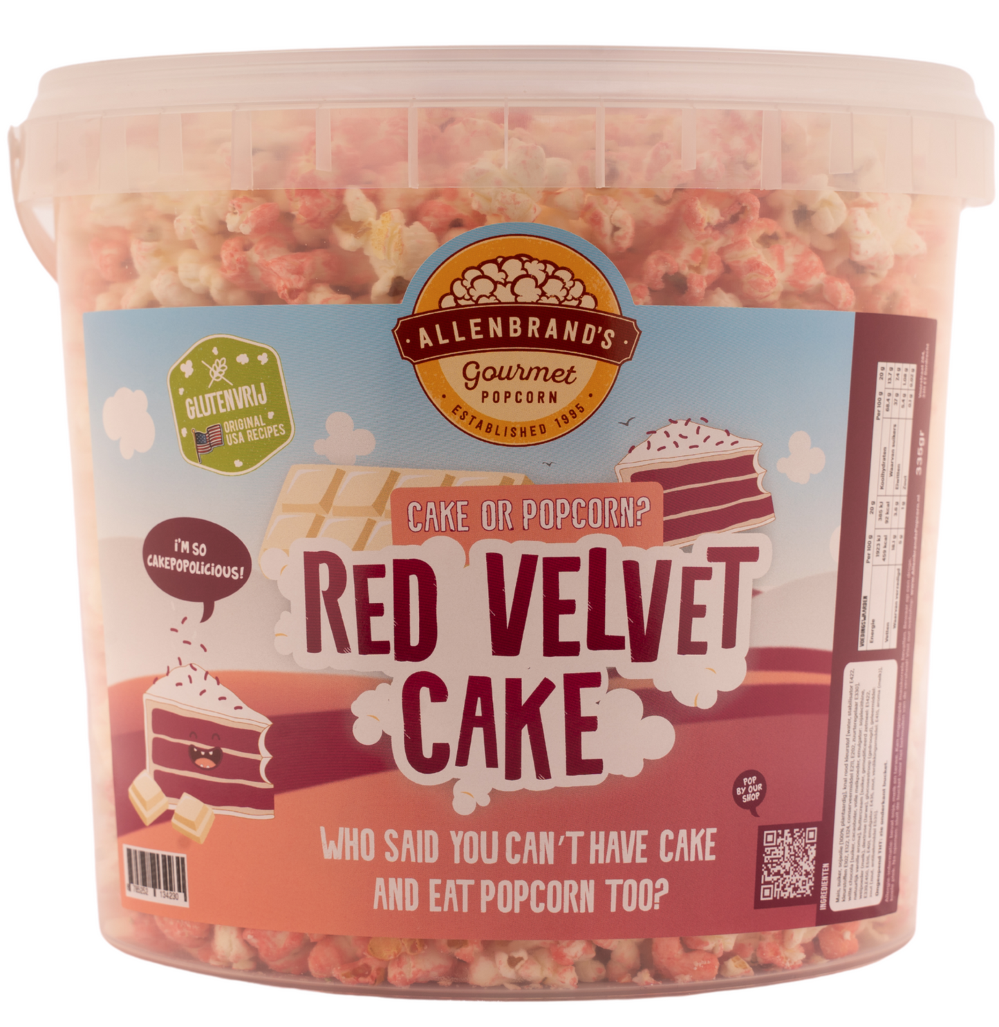 Red Velvet Cake: Who said you can't have cake and eat popcorn too?