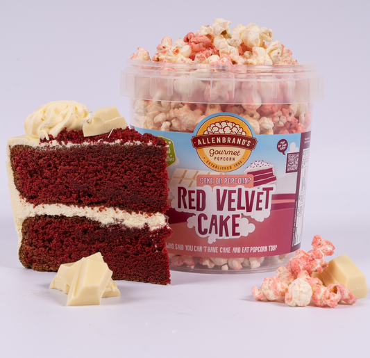Red Velvet Cake: Who said you can't have cake and eat popcorn too?