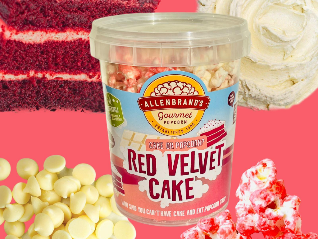 Red Velvet Cake: Who said you can't have cake and eat popcorn too?