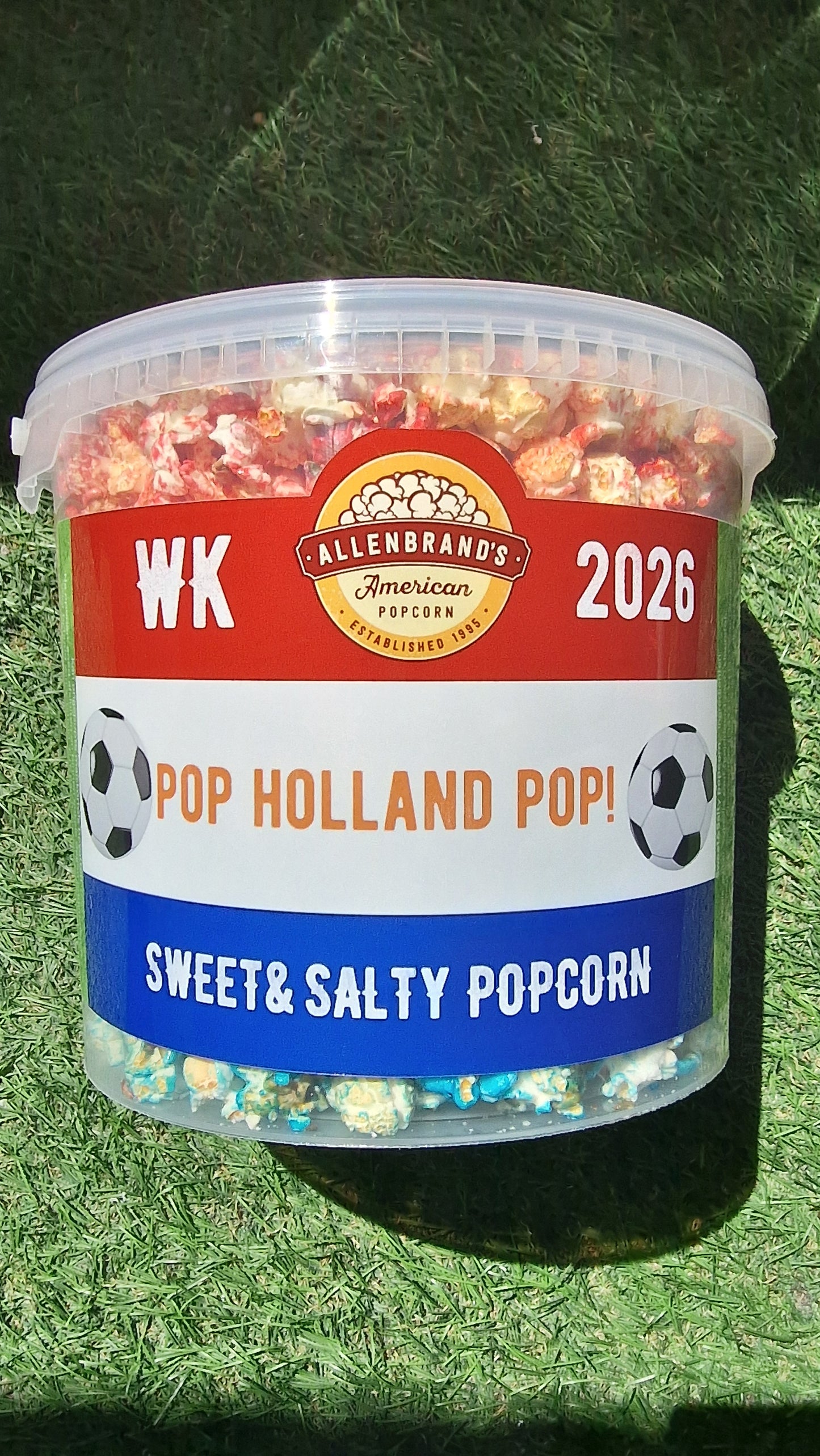 🥇🇳🇱 WK 2026 Sweet & Salty Popcorn Bucket (5,5 Liter) ⚽🍿