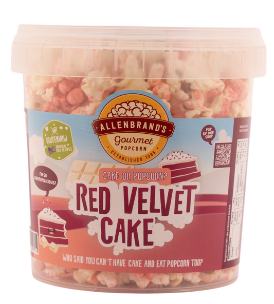 Red Velvet Cake: Who said you can't have cake and eat popcorn too?