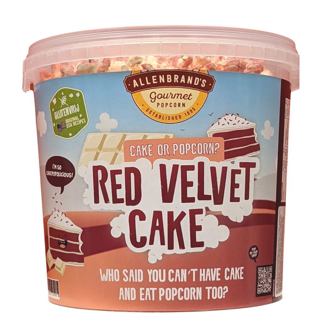 Red Velvet Cake: Who said you can't have cake and eat popcorn too?