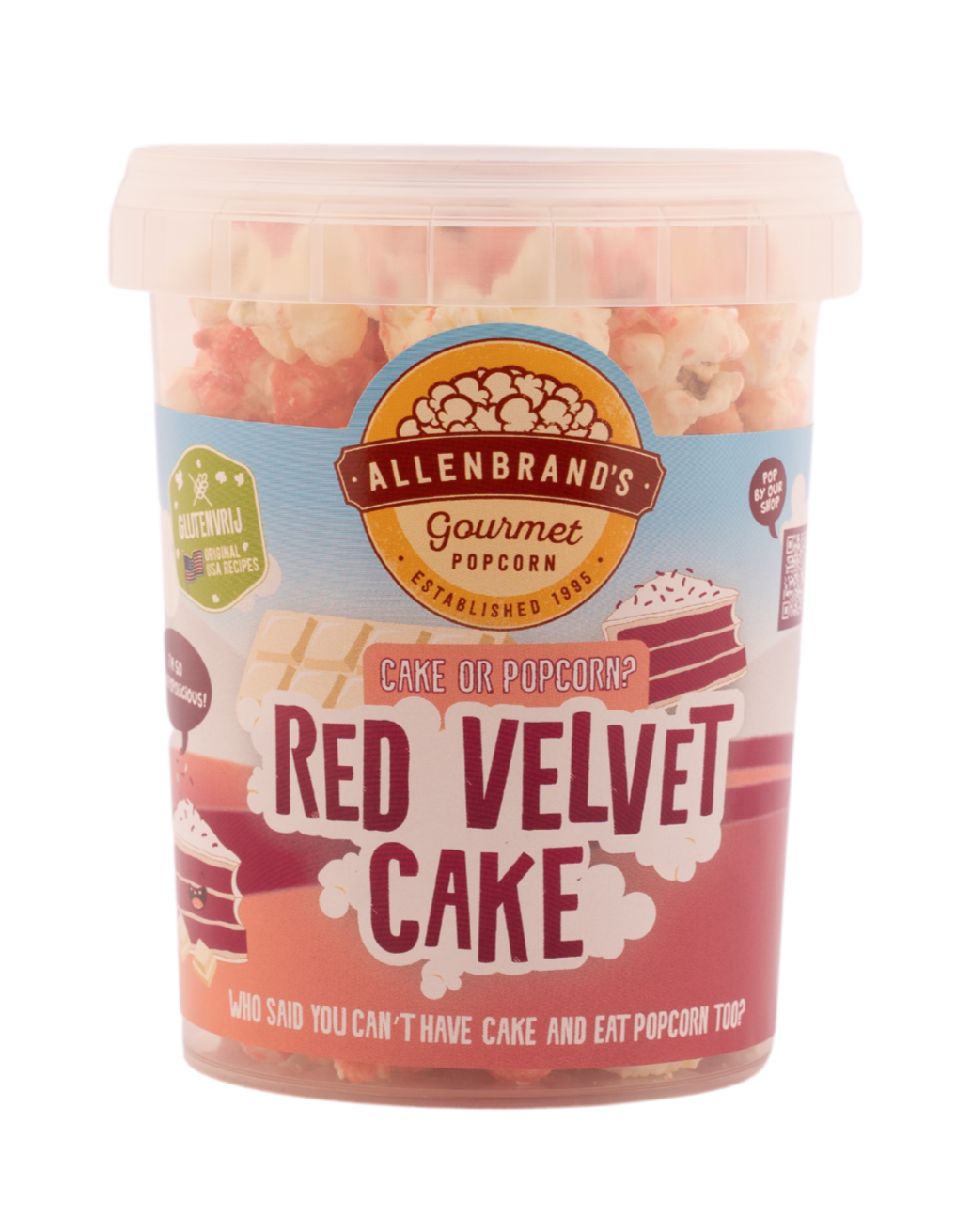 Red Velvet Cake: Who said you can't have cake and eat popcorn too?