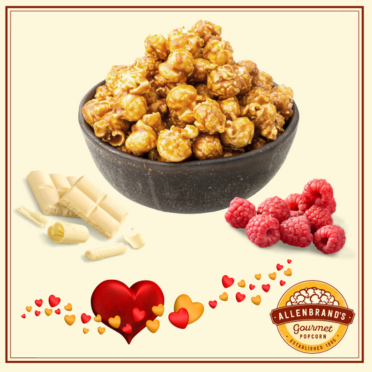 Limited Edition Flavor: Valentijns popcorn: Caramel Raspberry